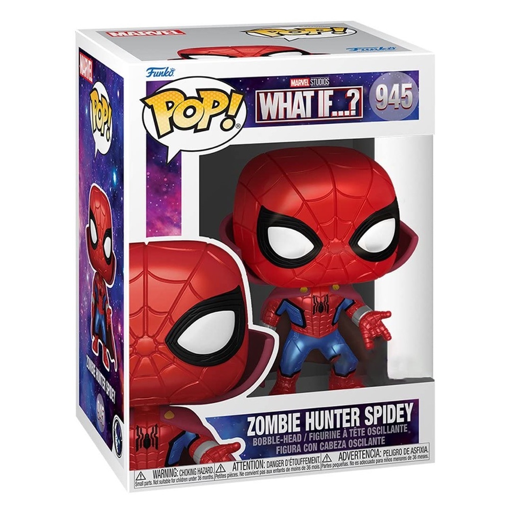 Funko Marvel Red and Blue Spider Figure